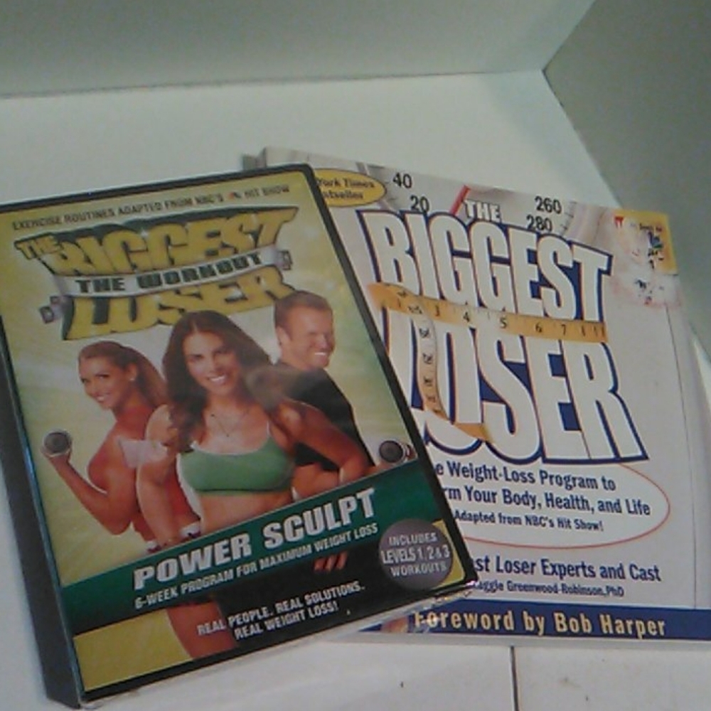Nwt Biggest Loser Video and Book set